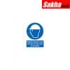 Sitesafe SSF9640050K Safety Helmets Must be Worn in this Area Rigid PVC Sign 210 x 297mm
