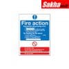 Sitesafe SSF9640170K If You Discover a Fire Rigid PVC Sign 210 x 297mm