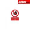 Sitesafe SSF9640280K No Admittance Authorised Personnel Only Rigid PVC Sign 210 x 297mm