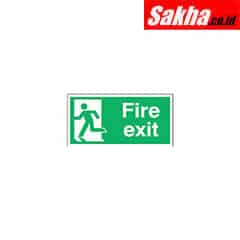 Sitesafe SSF9640310K Fire Exit Man Left Rigid PVC Sign 300 x 150mm