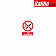 Sitesafe SSF9641480K No Smoking Rigid PVC Sign - 148 x 210mm