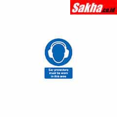 Sitesafe SSF9642280K Ear Protectors Must be Worn Rigid PVC Sign - 420 x 594mm