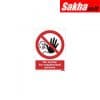 Sitesafe SSF9642818K No Admittance Authorised Personnel Only Vinyl Sign - 148 x 210mm