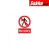 Sitesafe SSF9642880K No Entry Rigid PVC Sign - 148 x 210mm SHELF/DRS