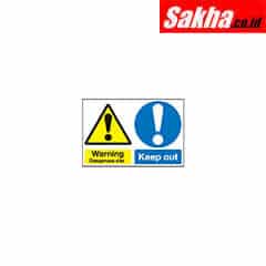 Sitesafe SSF9642970K Warning Dangerous Site Rigid PVC Sign - 420 x 297mm