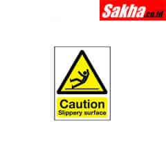 Sitesafe SSF9643170K Slippery Surface Rigid PVC Caution Sign - 148 x 210mm SHELF/DRS