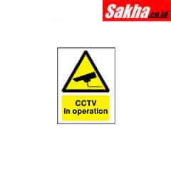 Sitesafe SSF9643610K CCTV in Operation Rigid PVC Warning Sign - 148 x 210mm