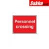 Sitesafe SSF9645590K General Construction Personnel Crossing Rigid PVC Sign - 600 x 450mm