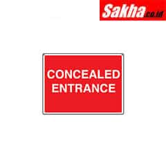 Sitesafe SSF9645600K General Construction Concealed Entrance Rigid PVC Sign - 600 x 450mm