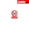 Sitesafe SSF9646220K No Smoking Beyond this Point Rigid PVC Sign - 148 x 210mm