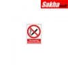 Sitesafe SSF9646230K No Smoking Beyond this Point Vinyl Sign - 148 x 210mm