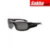 SKULLERZ BY ERGODYNE ODIN-PZ Safety Glasses Smoke Black