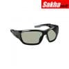 SKULLERZ BY ERGODYNE BALDR-PZ Safety Glasses Smoke Black