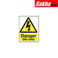 Sitesafe SSF9647240K 240 Volts Vinyl Danger Sign - 148 x 210mm