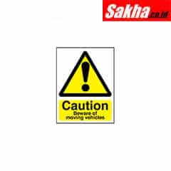 Sitesafe SSF9647350K Beware of Moving Vehicles Rigid PVC Caution Sign - 297 x 420mm