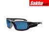 SKULLERZ BY ERGODYNE ODIN Safety Glasses Blue Mirror Black