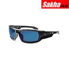 SKULLERZ BY ERGODYNE ODIN Safety Glasses Blue Mirror Black