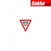 Sitesafe SSF9647752K Give Way Post-fix Class 2 Reflective Aluminium Sign - 680 x 600mm