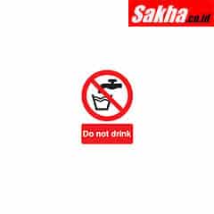 Sitesafe SSF9647803K Do Not Drink Rigid PVC Sign 75 x 100mm