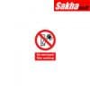 Sitesafe SSF9647807K Do Not Touch Men Working Rigid PVC Sign 125 x 175mm