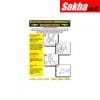 Sitesafe SSF9647821K Electric Shock Emergency Resuscitation Rigid PVC Wall Guide 420 x 600mm