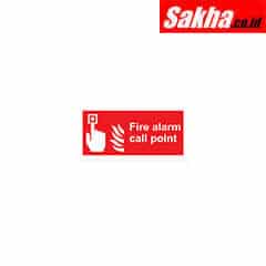Sitesafe SSF9647835K Fire Alarm Call Point Rigid PVC Sign 200 x 100mm