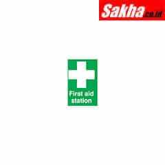 Sitesafe SSF9647870K First Aid Station Rigid PVC Sign 148 x 210mm