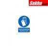 Sitesafe SSF9647879K Hand Protection Must be Worn Rigid PVC Sign 210 x 297mm