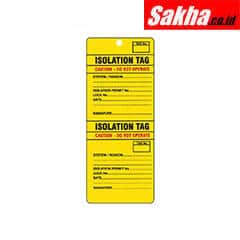 Sitesafe SSF9647887K Isotag Isolation Tags Pack of 50
