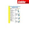 Sitesafe SSF9647897K Manual Handling Regulations 1992 Rigid PVC Wall Guide 420 x 600mm