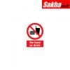 Sitesafe SSF9647904K No Food or Drink Rigid PVC Sign 148 x 210mm