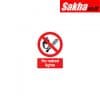 Sitesafe SSF9647909K No Naked Lights Rigid PVC Sign 210 x 297mm