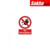 Sitesafe SSF9647916K No Thoroughfare Rigid PVC Sign - 420 x 594mm