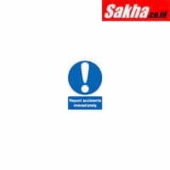 Sitesafe SSF9647939K Report Accidents Immediately Rigid PVC Sign - 297 x 420mm