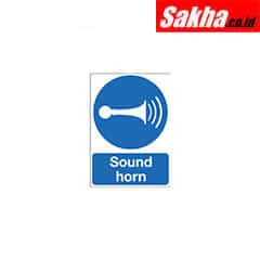 Sitesafe SSF9647965K Sound Horn Rigid PVC Sign - 210 x 297mm