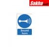 Sitesafe SSF9647966K Sound Horn Vinyl Sign - 210 x 297mm