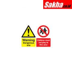 Sitesafe SSF9647981K Dangerous Site Rigid PVC Warning Sign - 600 x 450mm