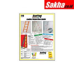 Scafftag SSF9649012M Ladder Inspection Guide - Wall Chart