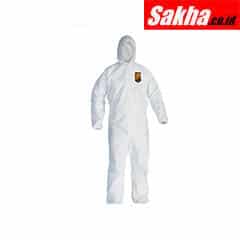 KLEENGUARD A40 97920 Liquid & Particle Protection Coveralls, Size L