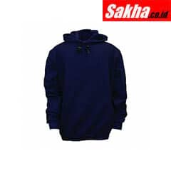 NATIONAL SAFETY APPAREL C21WT03XL Navy Flame Resistant Hooded Sweatshirt XL