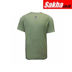 NATIONAL SAFETY APPAREL C51FRSRMD Khaki Flame Resistant Crewneck Shirt M