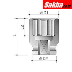 Kennedy KEN5838543K Chrome Molybdenum Impact Sockets