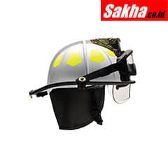 BULLARD UM6WH6BBRK2 Fire Helmet with TrakLite