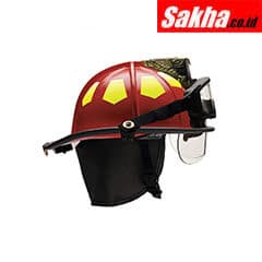 BULLARD UM6RD6BBRK2 Fire Helmet with TrakLite