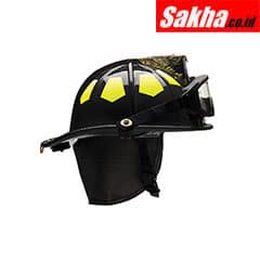 BULLARD US6BK6LGIZ2 Fire Helmet with TrakLite