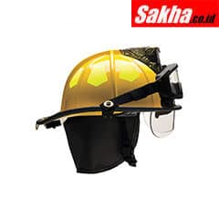 BULLARD US6YL6BBRK2 Fire Helmet with TrakLite