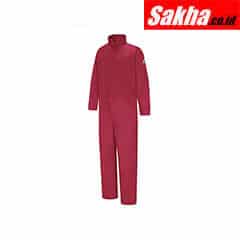 BULWARK CEB2RD LN 42 Flame-Resistant Coverall