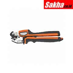 STA-KON TBM45S 10 1 2 inL Ratchet Crimper 8 to 2 AWG Copper 10 to 6 AWG Aluminum
