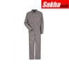 BULWARK CLD4GY LN 42 Flame-Resistant Coverall