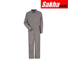 BULWARK CLD4GY LN 42 Flame-Resistant Coverall